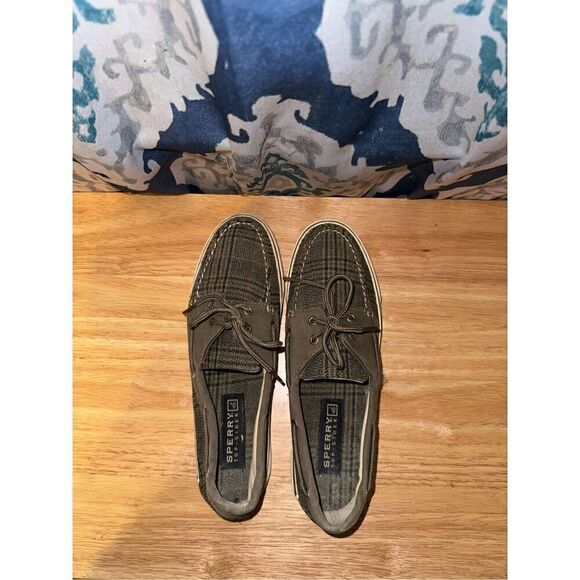 SPERRY TOP-SIDER Plaid and Houndstooth Loafers, size 8.5M - Picture 1 of 6